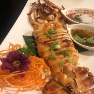 Grilled Whole Squid