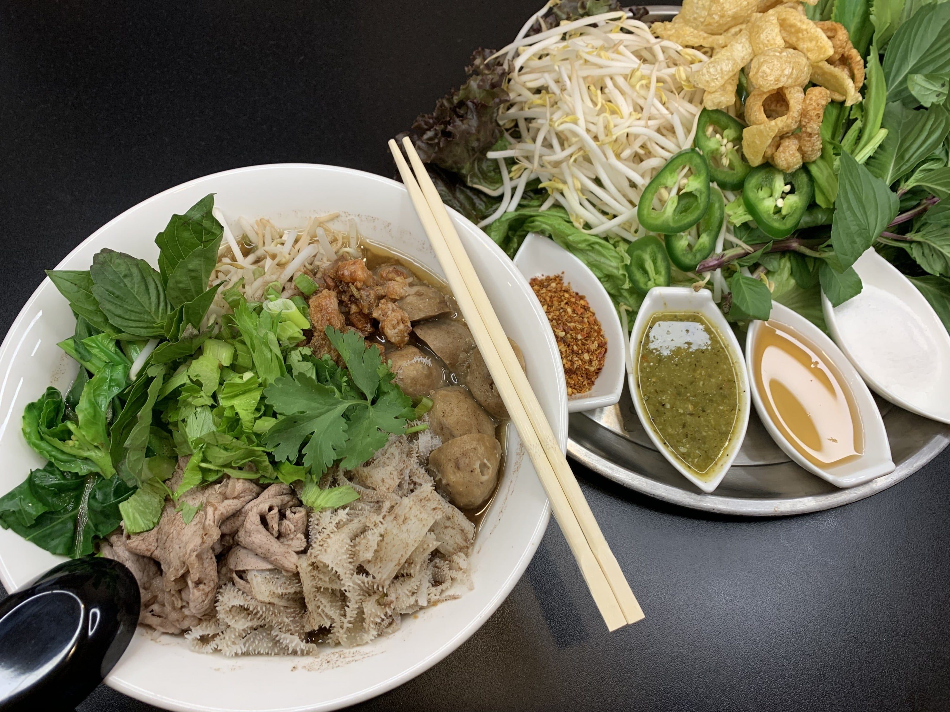 Boat Noodle Soup With Beef.
