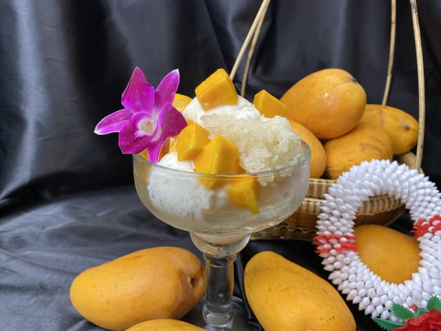 D-7 Mango Ice Cream.