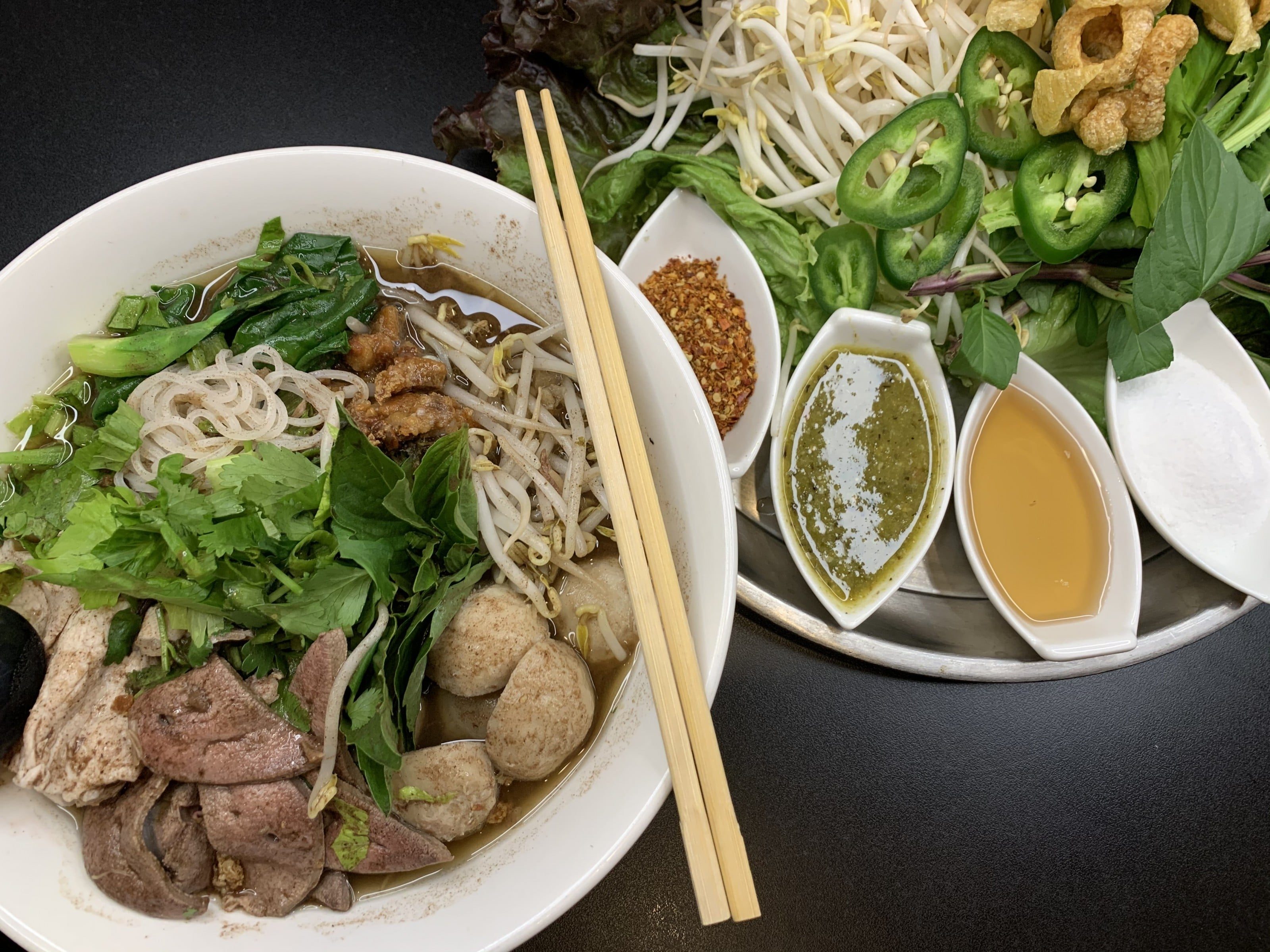Boat Noodle Soup With Pork.