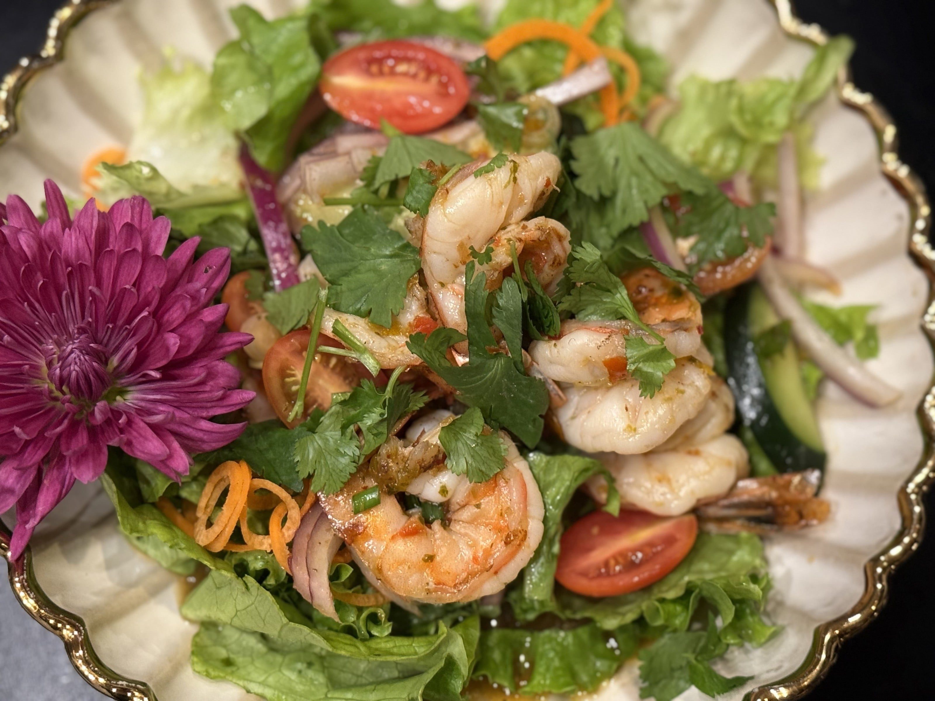 Spicy Shrimp Salad.